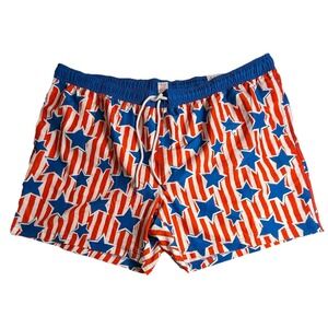 WAY TO CELEBRATE Patriotic Men's Shorts, Swim‎ Shorts Trunks, 3XL(48-50) NWT-642